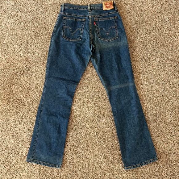Levi’s 550 Relaxed Fit Bootcut Jeans Men’s 36x32 Dark Wash Denim Made in Egypt - Picture 7 of 8